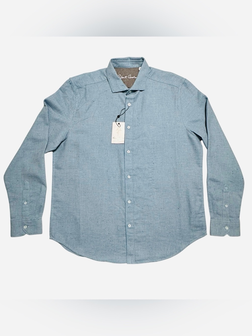 Robert Graham NEW Melbury Button Down Shirt Waffle Knit Classic Fit Sz.XL Casual